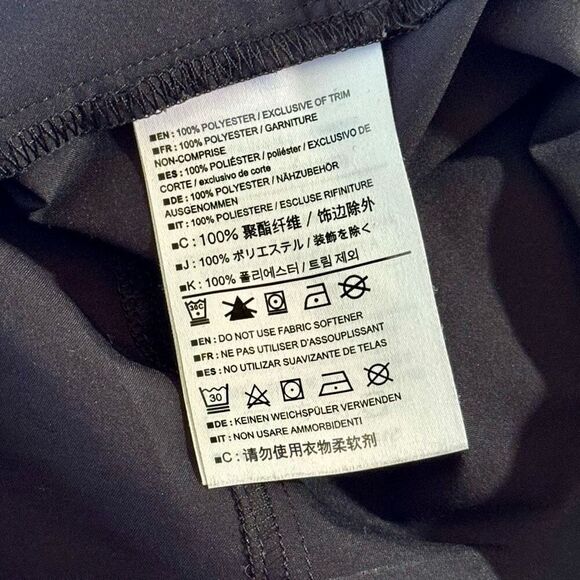 Arc'teryx Black Sleeveless Contenta Athletic Mini Dress Women's Small - Picture 9 of 12